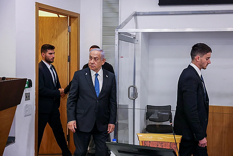 ראש הממשלה בנימין נתניהו בבית המשפט