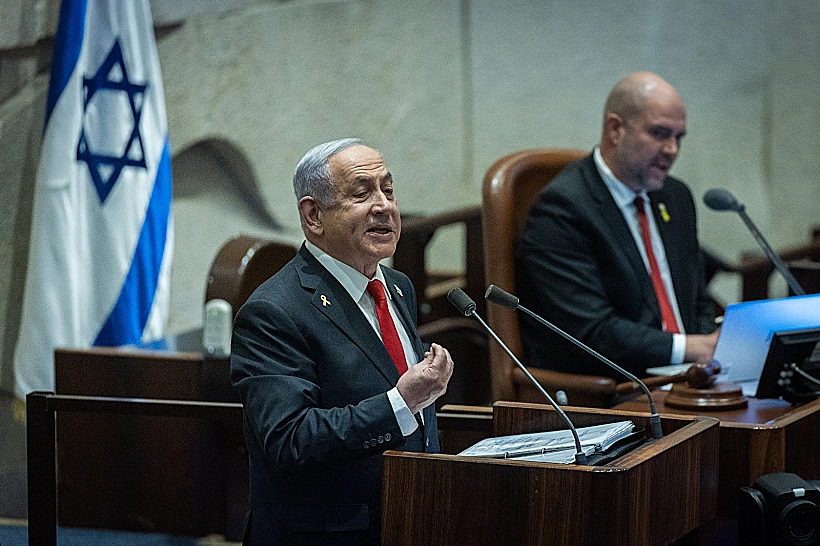 רה"מ נתניהו במליאת הכנסת