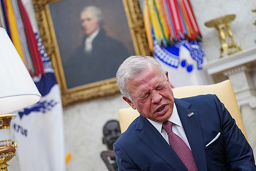 מלך ירדן בבית הלבן