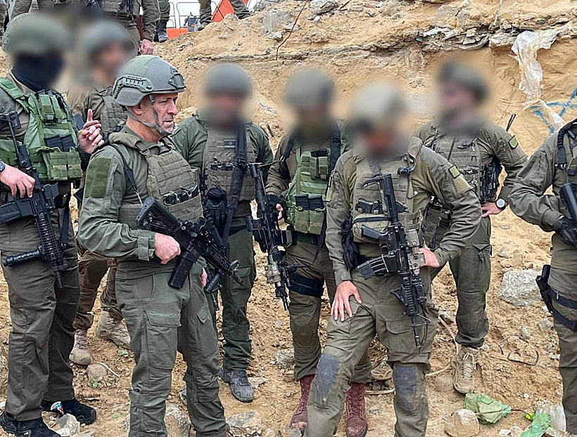 ראש שב"כ רונן בר בדרום רצועת עזה