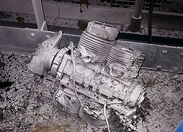 הנזק באתר בצ'רנוביל