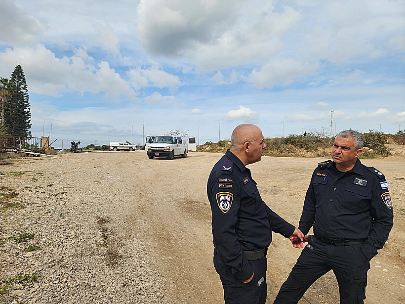 שוטרים בזירת האירוע בטמרה