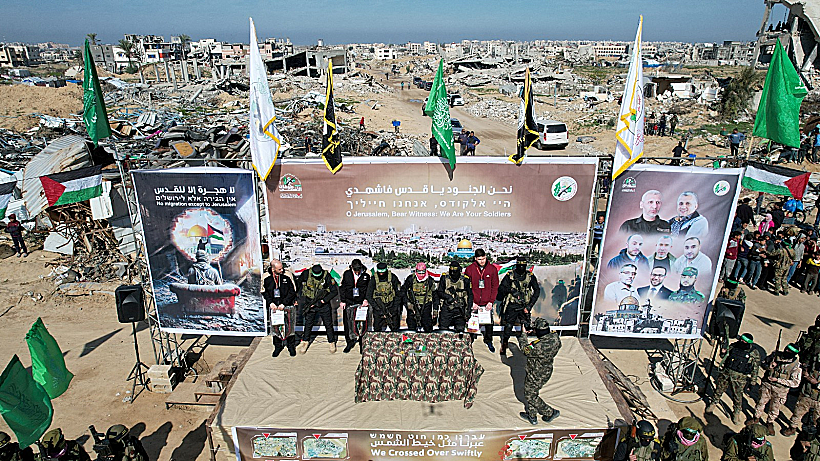 סשה טרופנוב, שגיא דקל-חן ויאיר הורן משוחררים משבי חמאס