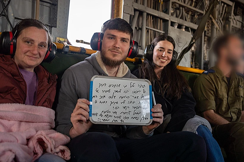 "לא משאירים אף אחד מאחור": המסר של סשה טרופנוב מהמסוק