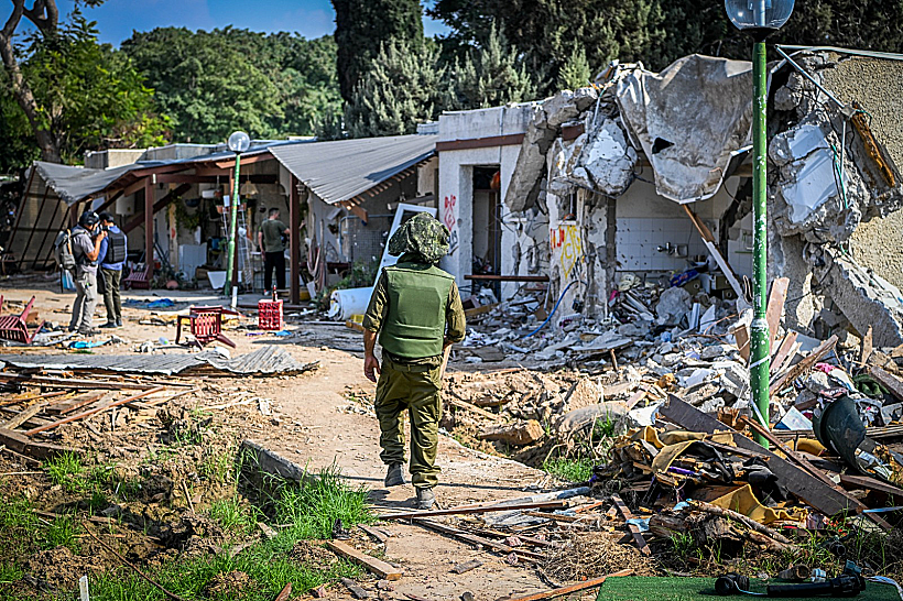 הריסות בכפר עזה