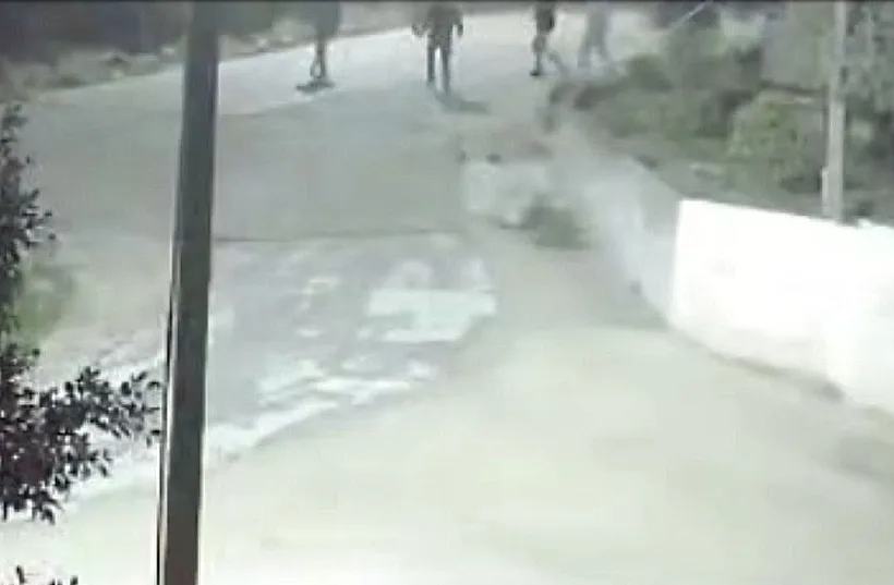 תיעוד מתפרעים בכפר דומא