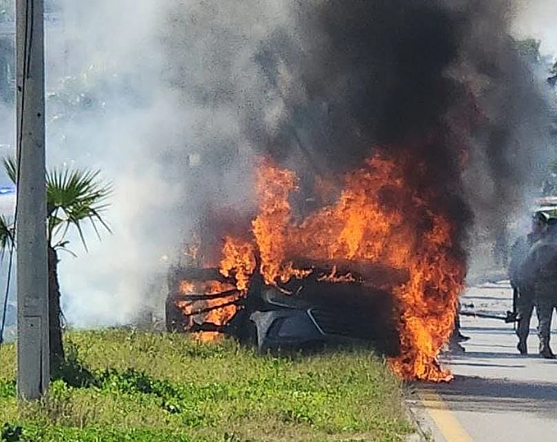 הרכב שהותקף בצידון שבדרום לבנון