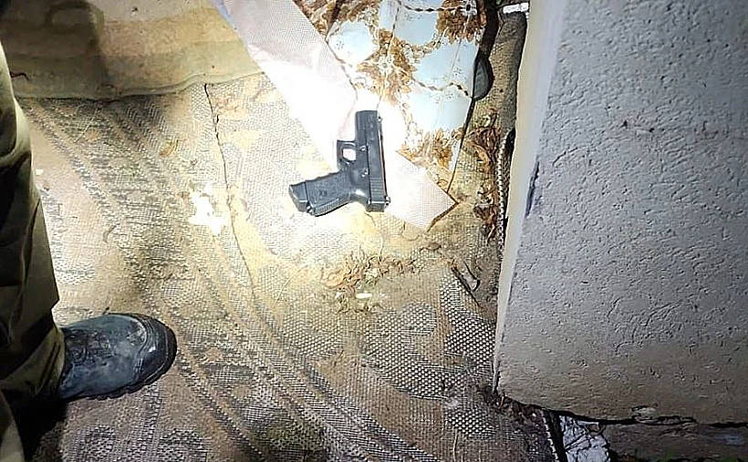 נשק שהוחרם בפעילות באיו"ש