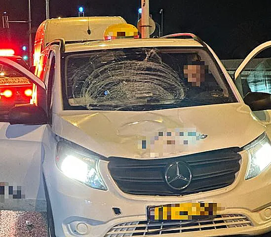 זירת התאונה בחיפה