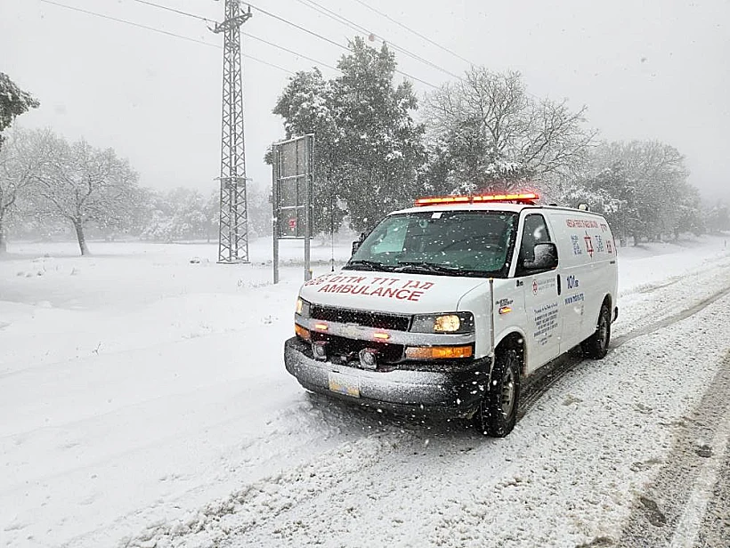 היערכות במד"א לשלג ולקור הקיצוני