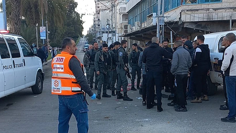 זירת הפיצוץ בטייבה