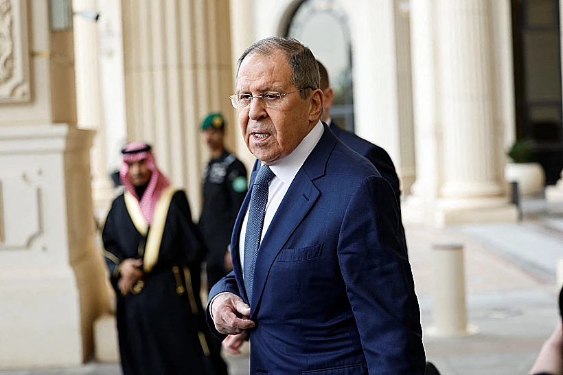 שר החוץ הרוסי לברוב בפסגה בסעודיה