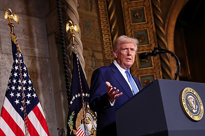 הנשיא דונלד טראמפ