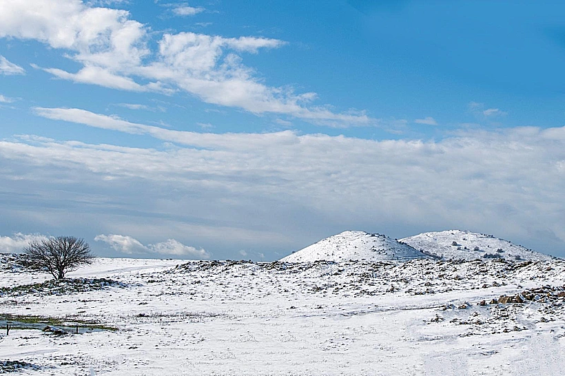 שלג בגולן