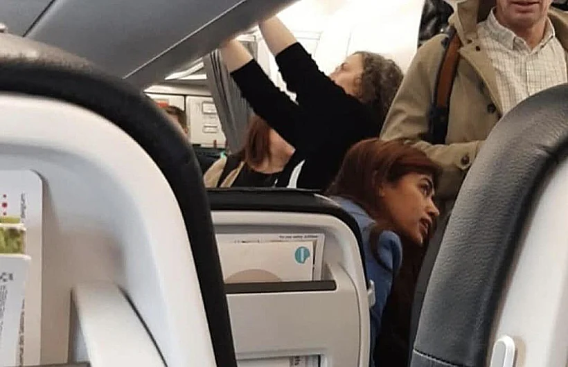 חברת הפרלמנט האירופי רימא חסאן בטיסה לישראל