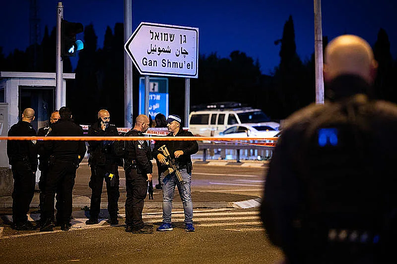 כוחות בזירת הפיגוע בכרכור