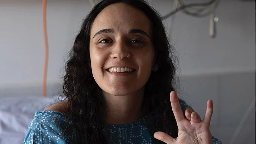 שורדת השבי אמילי דמארי בבית החולים שיבא