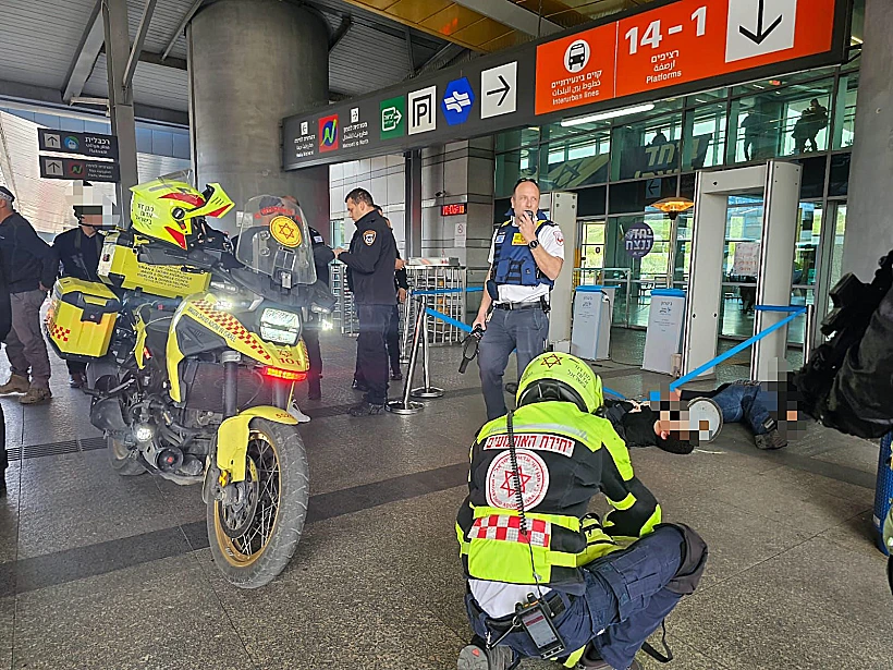 זירת הפיגוע בחיפה