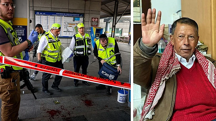 חסן דהאמשה, זירת הפיגוע בחיפה