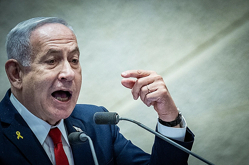 רה"מ בנימין נתניהו בכנסת