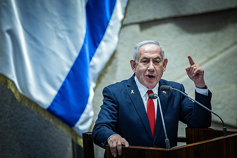 רה"מ בנימין נתניהו בכנסת