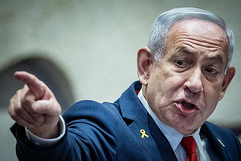 רה"מ בנימין נתניהו בכנסת