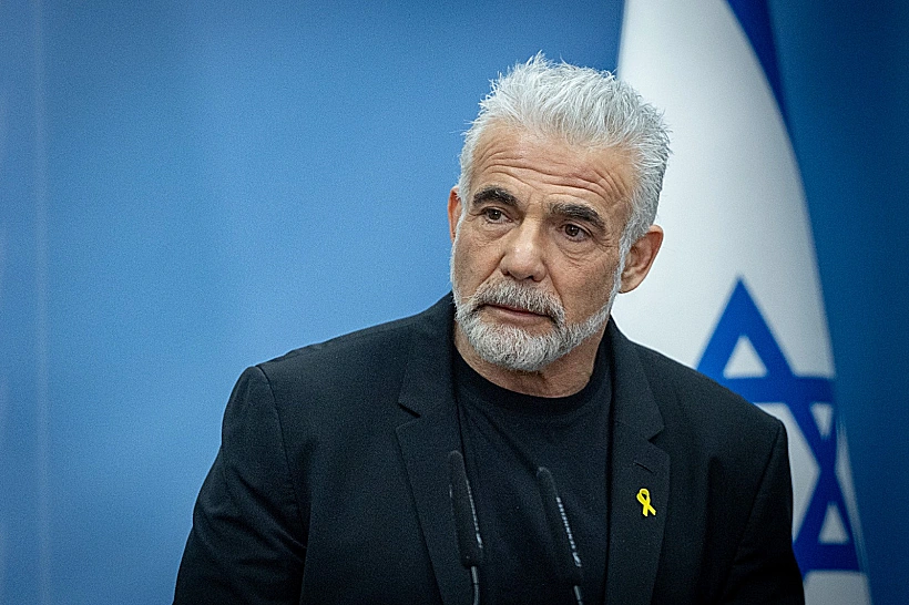 ראש האופוזיציה יאיר לפיד