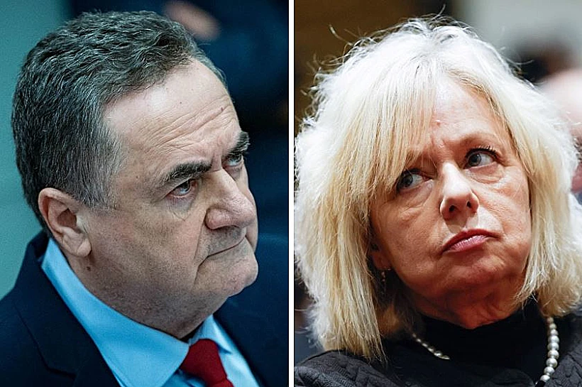 היועמ"שית גלי בהרב-מיארה ושר הביטחון ישראל כ"ץ