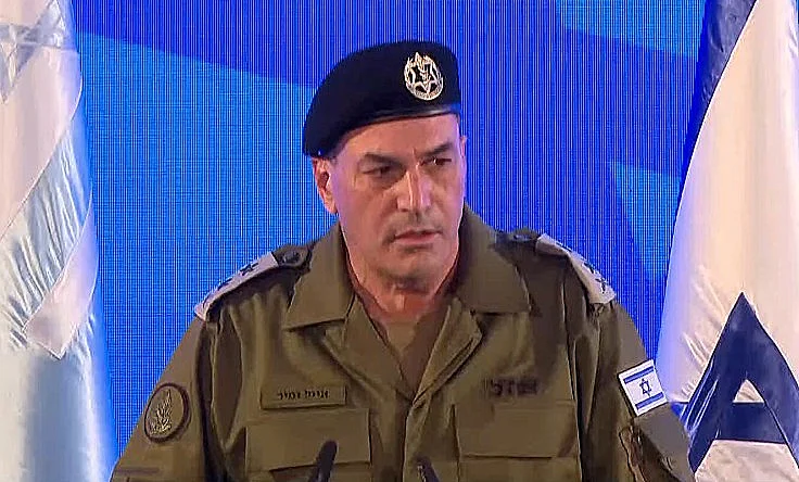 אייל זמיר בטקס חילופי הרמטכ"ל