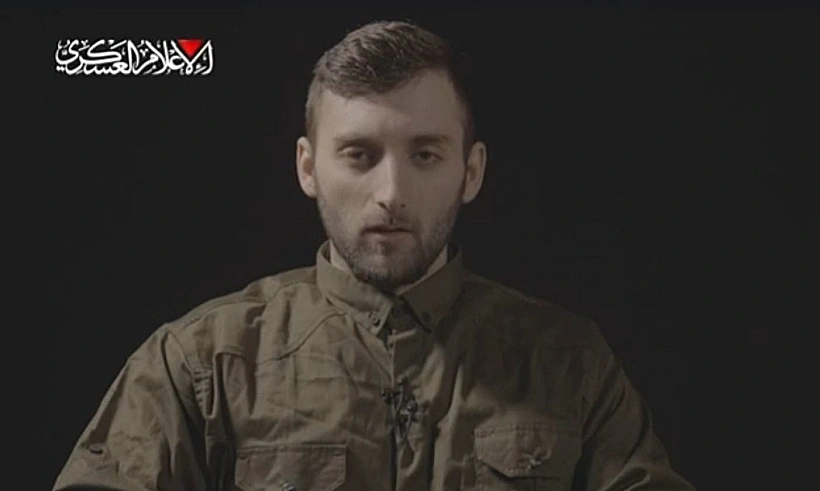 מתן אנגרסט בסרטון מהשבי