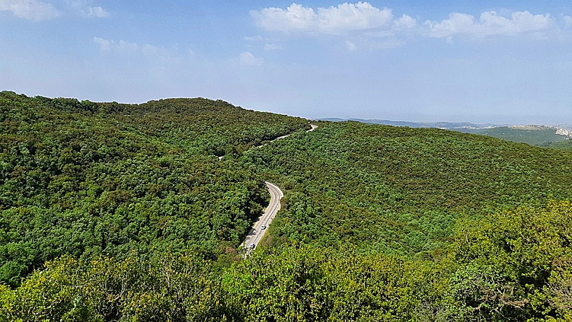 שביל הפיסגה, שמורת הר מירון