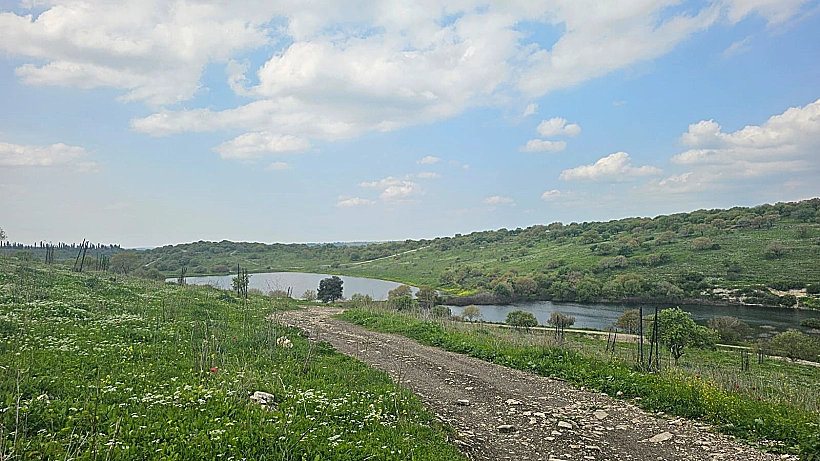 תצפית אל מאגר גלעד
