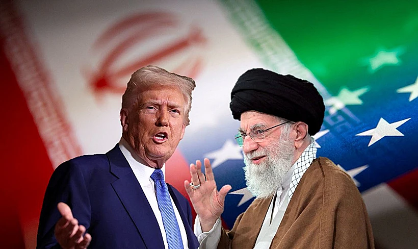 נשיא ארה"ב דונלד טראמפ והמנהיג העליון של איראן עלי חמינאי, גרעין איראני