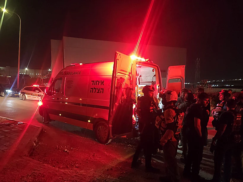 זירת פיגוע הירי ליד אריאל