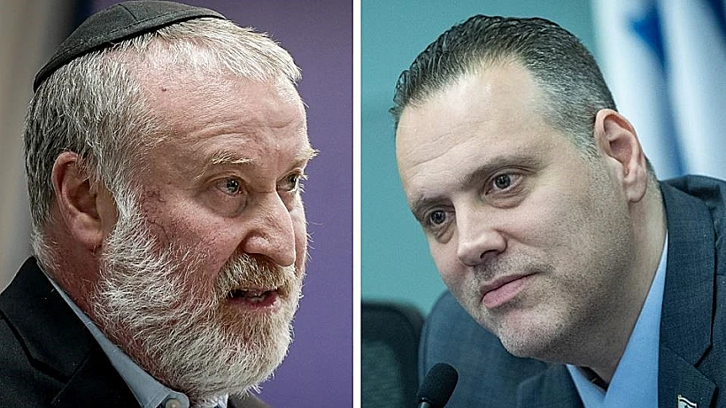 שר התרבות והספורט מיקי זוהר, היועץ המשפטי לממשלה לשעבר אביחי מנדלבליט