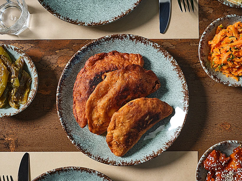 סמבוסק חומוס עם מילוי נימוח במיוחד