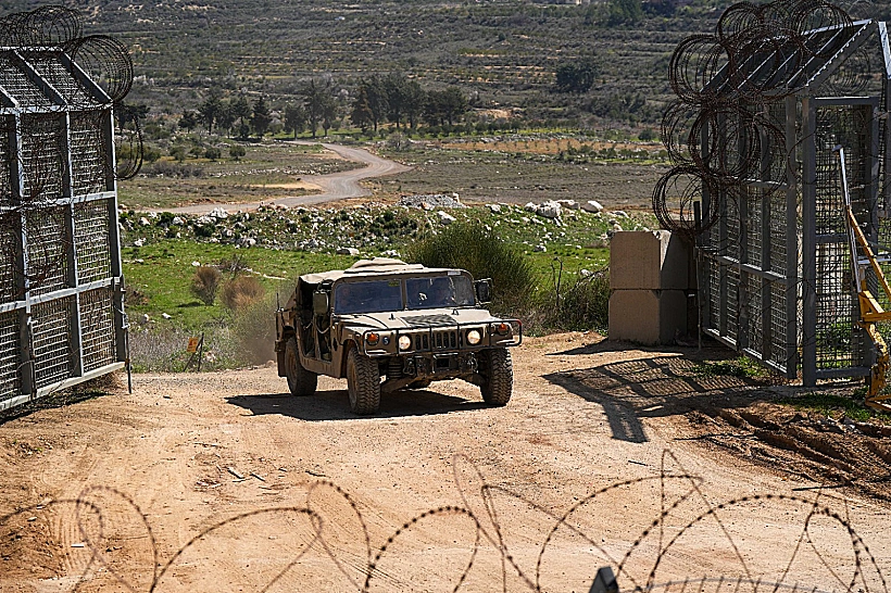 כוחות צה"ל בגדר הגבול עם סוריה