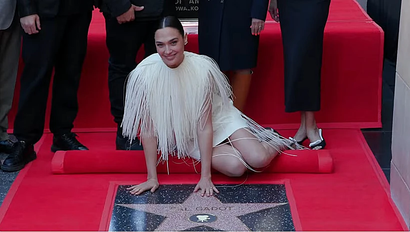 גל גדות מקבלת כוכב בהוליווד