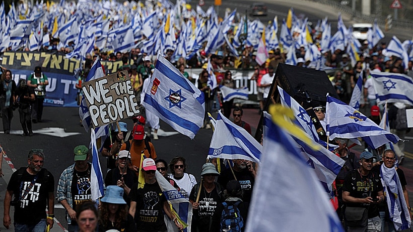 אלפים בצעדה לירושלים