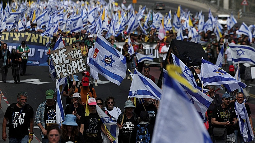 אלפים בצעדה לירושלים