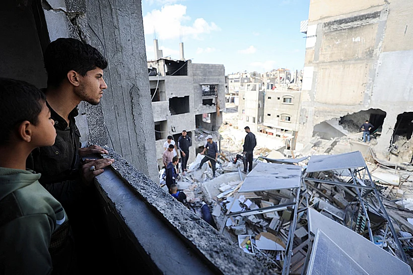 הרס בעיר עזה אחרי תקיפות צה"ל