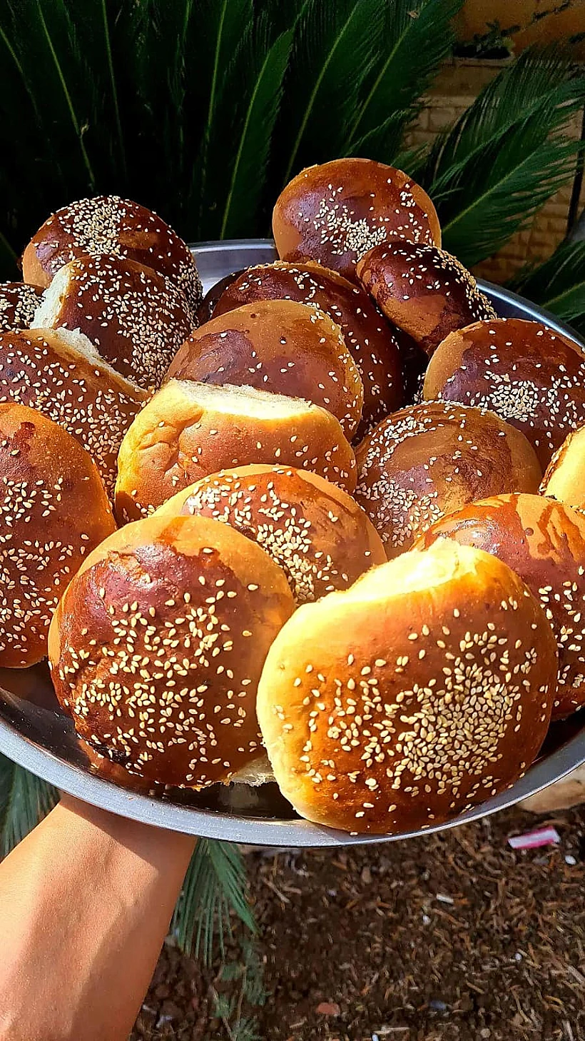 לחם בית ממולא בשר