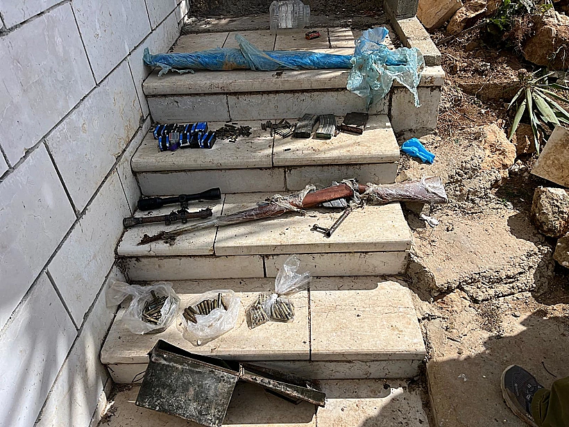 נשק שהוחרם ביהודה ושומרון