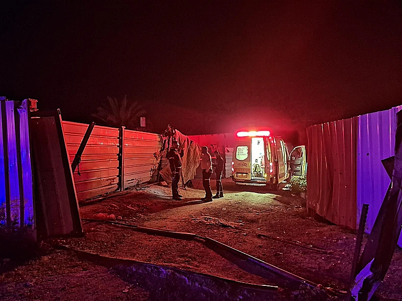 זירת הירי בפזורה הבדואית