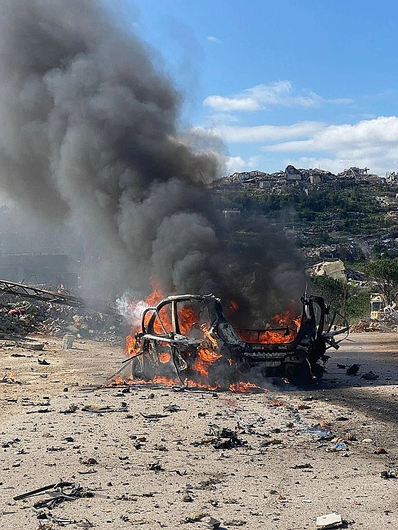 תקיפת כטב"ם נגד רכב בדרום לבנון