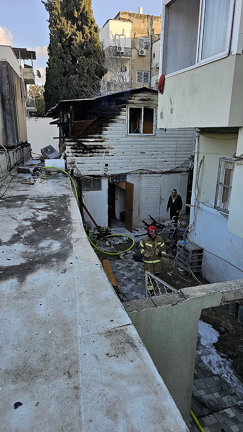 השריפה בבית המגורים בחיפה