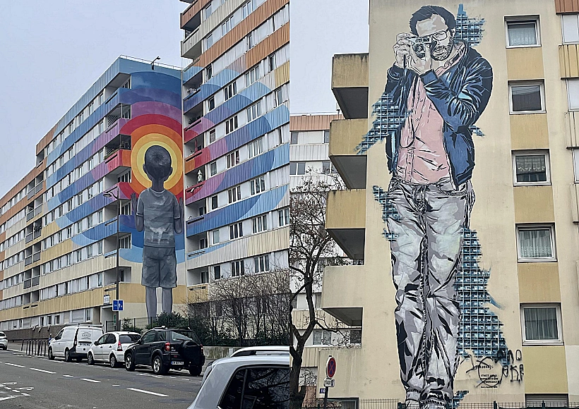 אמנות רחוב ברובע ה-13 פריז