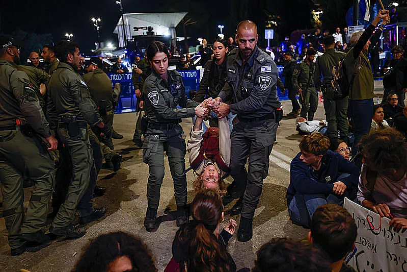 עימותים בין מפגינים לשוטרים בירושלים. 25 במרץ 2025