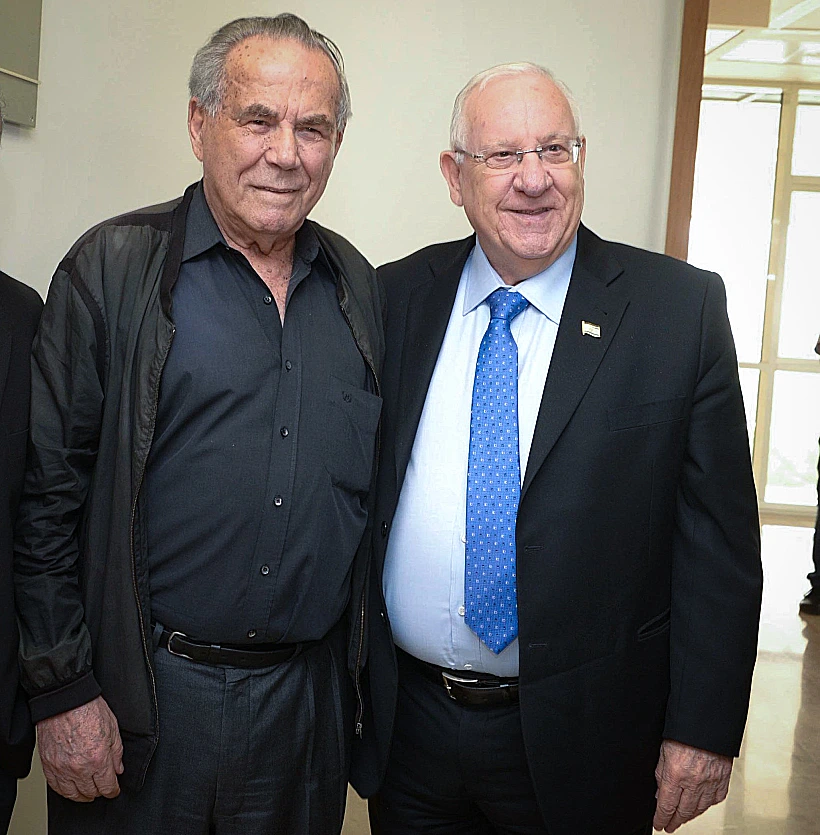 סטף ורטהיימר עם הנשיא דאז רובי ריבלין, 2016