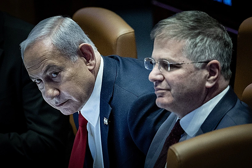 רה"מ נתניהו והשר קיש בכנסת